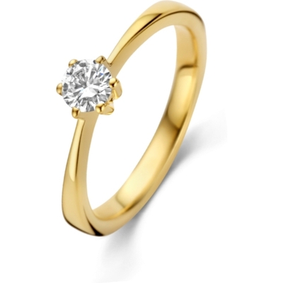 Treasure Collection THOJ0277 14k gouden verlovingsring met 0,25 ct diamant