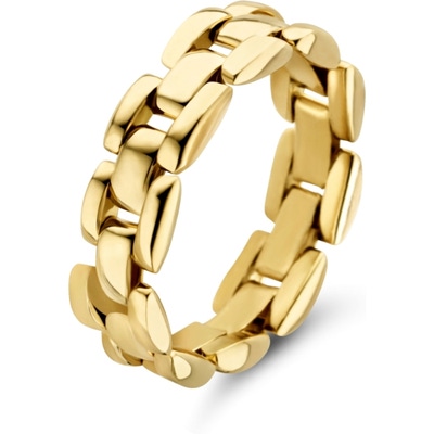 884315 14k gouden ring met schakelmotief 5 mm