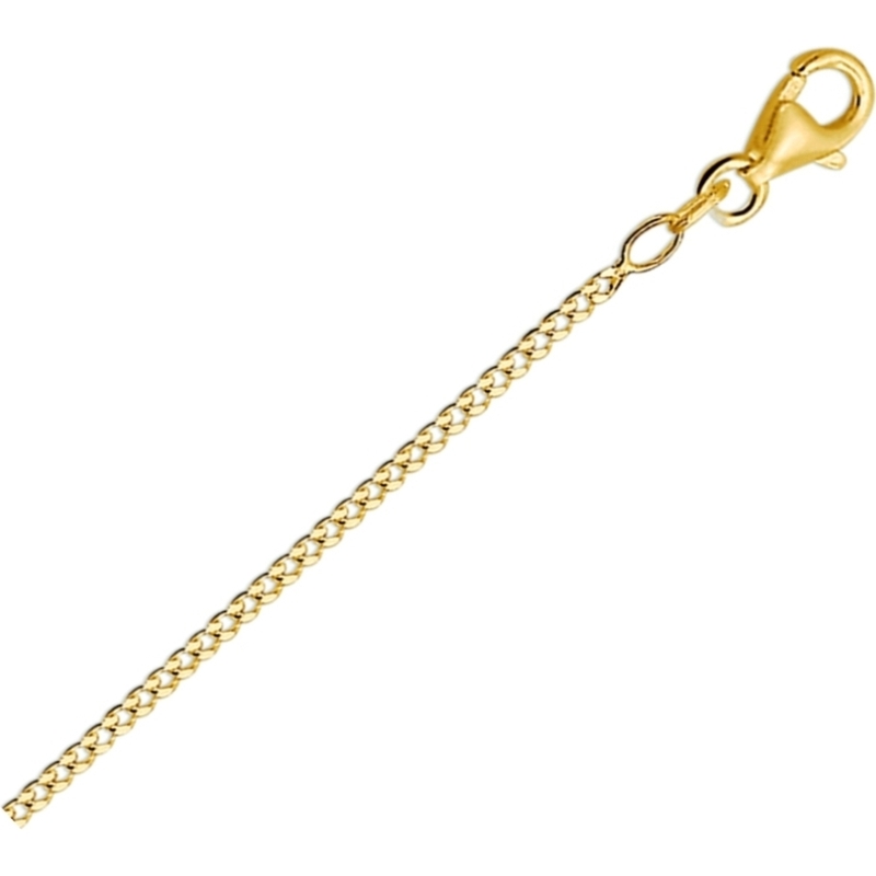885233 14k gouden gourmet schakelarmband 1,7 mm