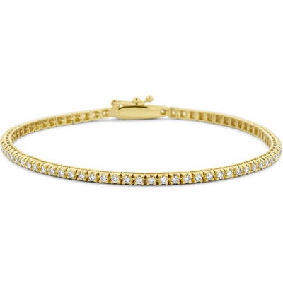 tennisarmband diamant 100ct h si 20 mm 175 cm 14K geelgoud