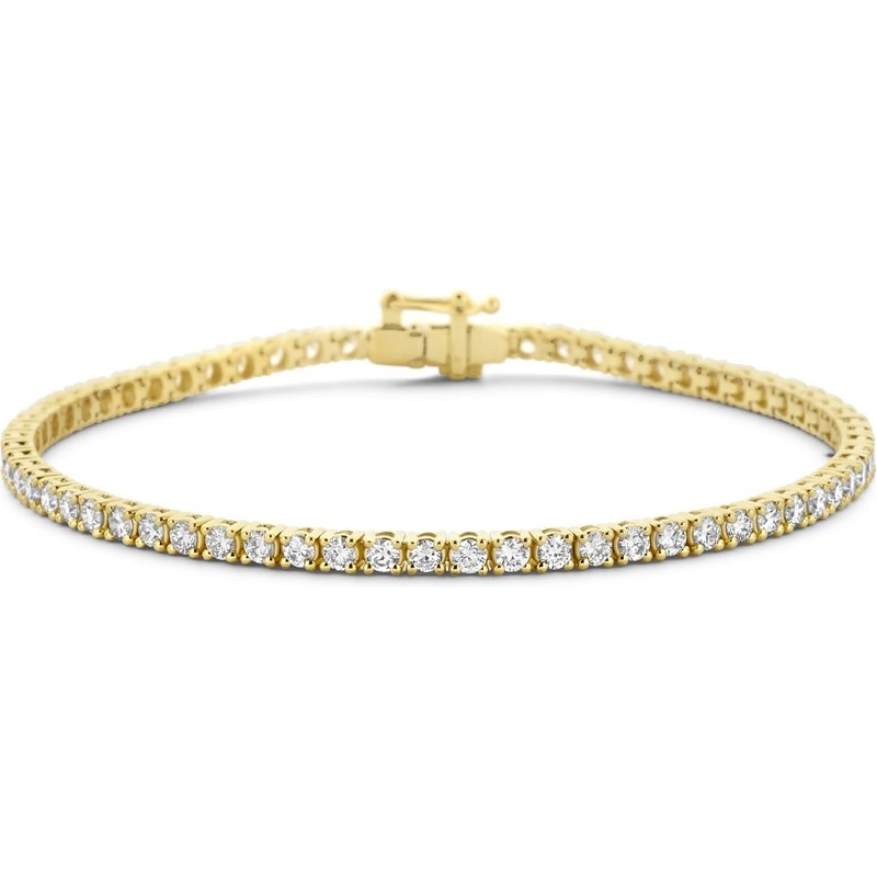Treasure Collection 883044 14k gouden tennisarmband 2,7 mm met lab grown diamant