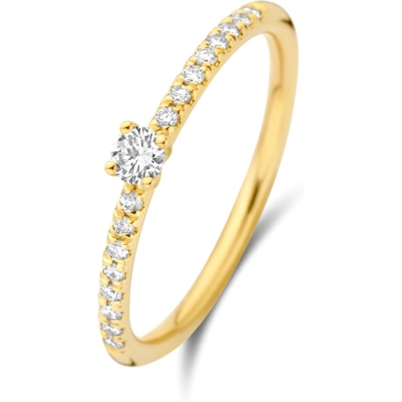 Treasure Collection THOJ0320 14k gouden ring 0,25 ct diamant