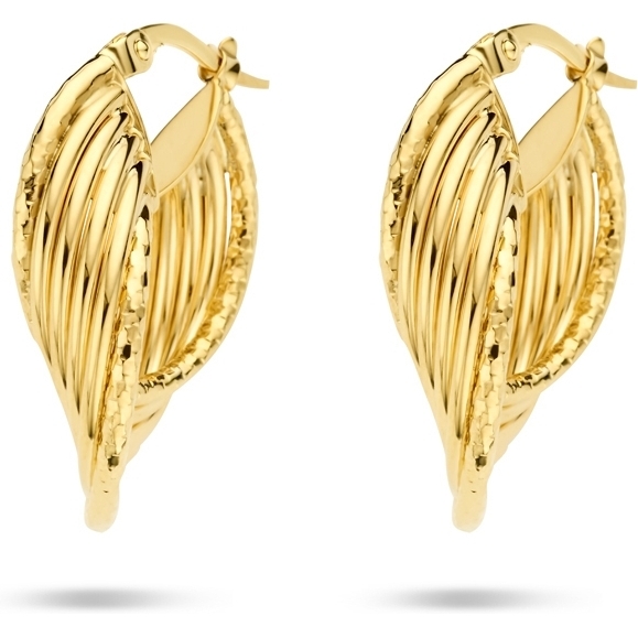 Treasure Collection R385 14k gouden oorringen 26 mm