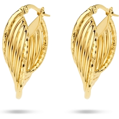 Treasure Collection R385 14k gouden oorringen 26 mm