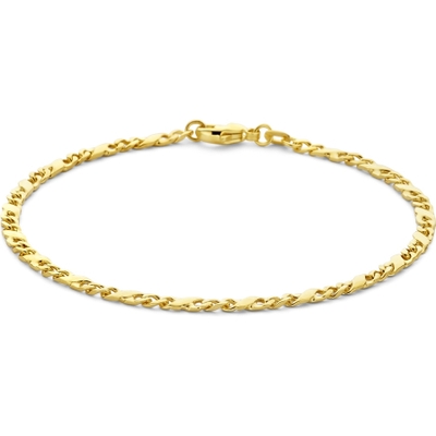 Treasure Collection 883804 14k gouden gourmet schakelarmband 3,1 mm