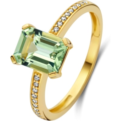 Treasure Collection THOJ2846 14k gouden ring met amethist en diamant