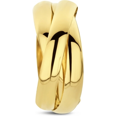 hanger ringetjes 10 mm 14K geelgoud