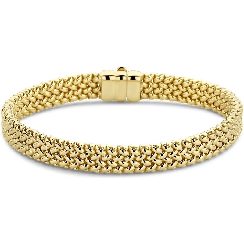 Treasure Collection THOJ3254 14k gouden schakelarmband 7,5 mm