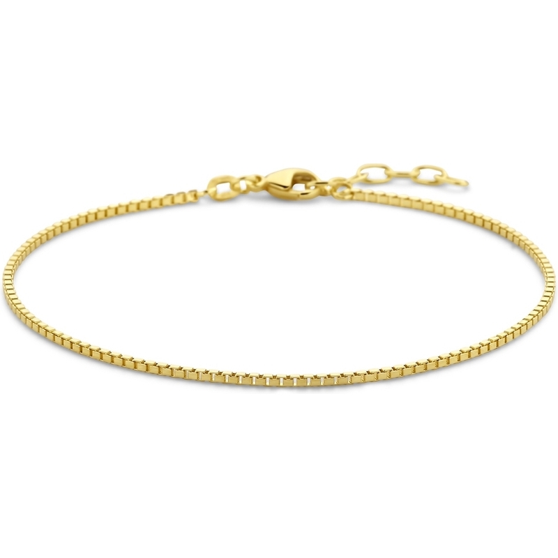 Treasure Collection 883795 14k gouden armband venetiaans 1,3 mm