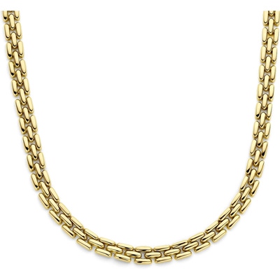 collier panter 65 mm 44 cm 14K geelgoud