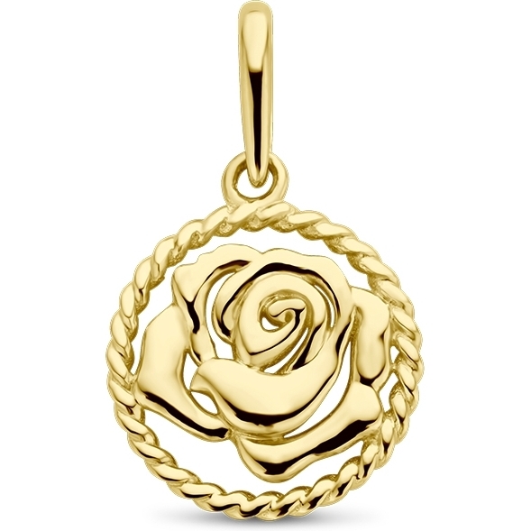 884115 14k gouden hanger met geboortebloem juni