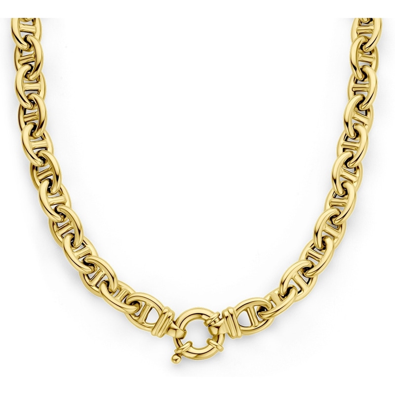 Treasure Collection THOJ3017 14k gouden anker schakelketting 10 mm
