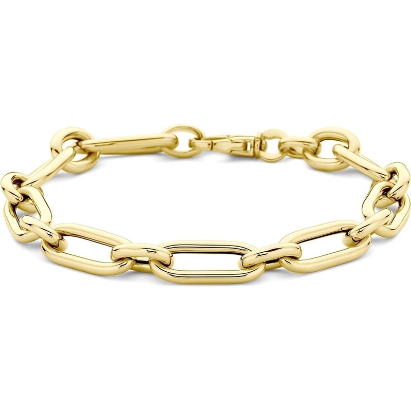 Treasure Collection THOJ3021 14k gouden schakelarmband paperclip 7,8 mm