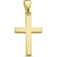 hanger kruis 14K geelgoud