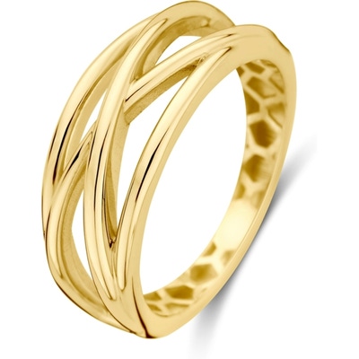 884400 14k gouden ring gekruist 8 mm