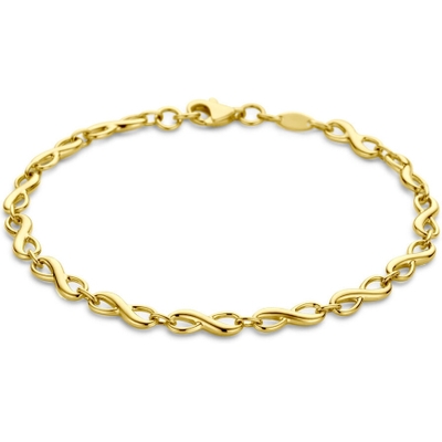 armband infinity 40 mm 185 cm 14K geelgoud