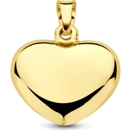 hanger hart 14K geelgoud