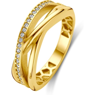 884456 14k gouden ring met zirkonia 6 mm