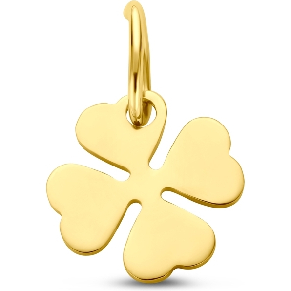 884082 14k gouden hanger klavertje