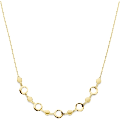 collier 42  2 cm polimat 14K geelgoud