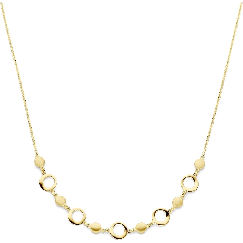 THOJ3742 14k gouden collier 42-44 cm