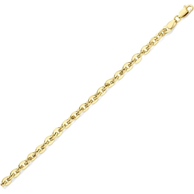 armband 5 mm 185 cm 14K geelgoud