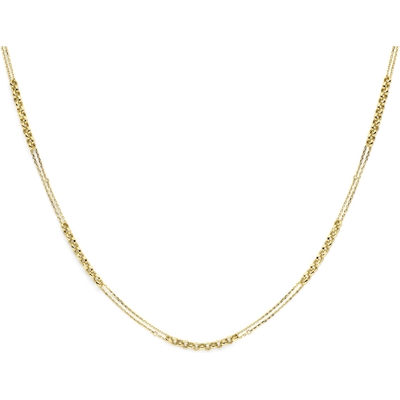 collier 41  3 cm 14K geelgoud