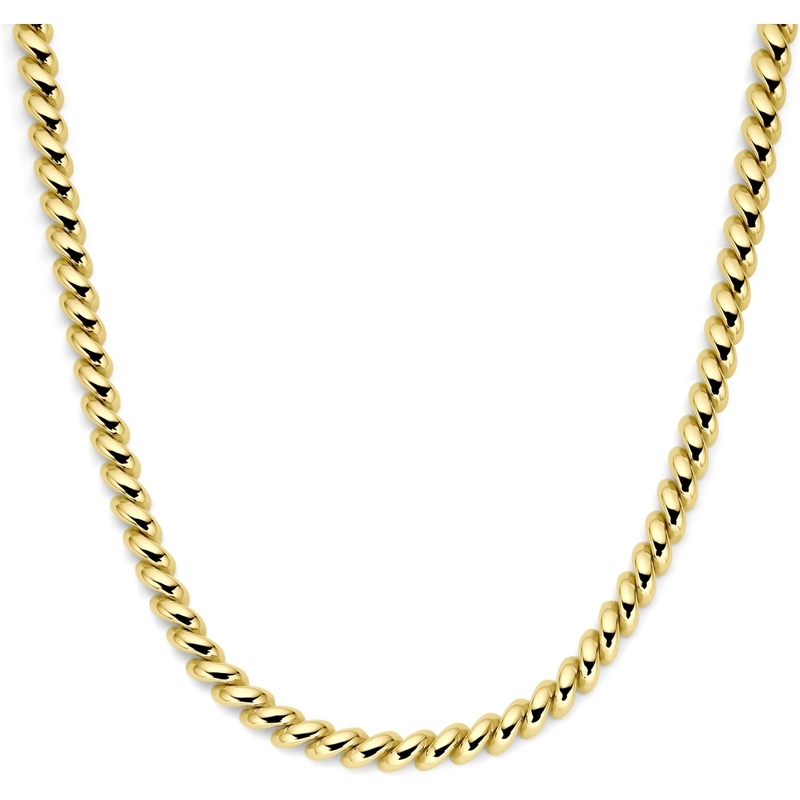 THOJ3850 14k gouden san marco schakelketting 6,6 mm