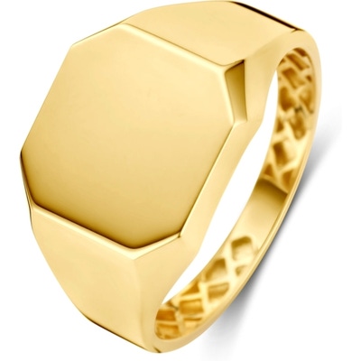 884521 14k gouden zegelring 12,5 mm