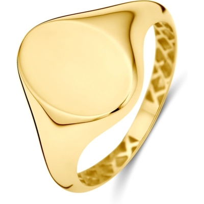 884519 14k gouden zegelring 13 mm