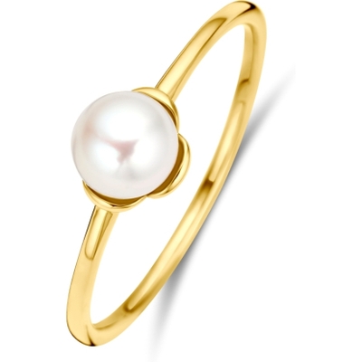 884496 14k gouden ring bloem met parel