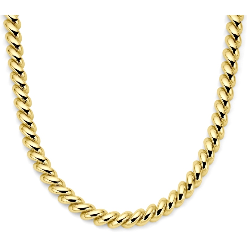 THOJ3851 14k gouden san marco schakelketting 9 mm