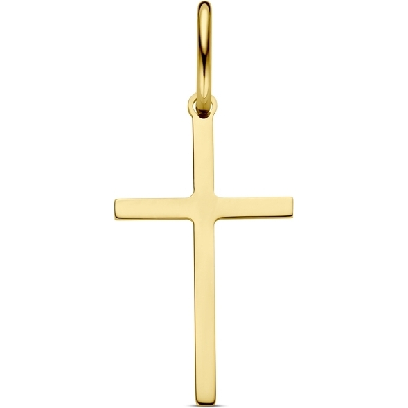 884994 14k gouden hanger kruisje 23,5 mm