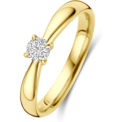 THOJ4012 14k gouden ring met 0,15 ct diamant