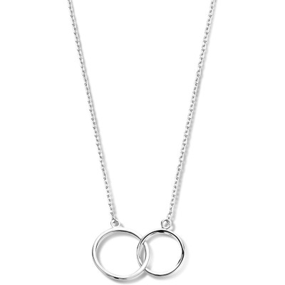 Treasure Collection TC-40904 Witgouden 14 krt ketting met cirkels