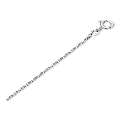 Treasure Collection TC-46807 14 karaat witgouden collier met gourmetschakel