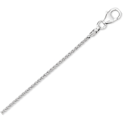 885247 14k witgouden vossenstaart bassketting 1,3 mm