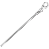 885250 14k witgouden slang basisketting 1,4 mm