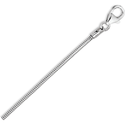 885250 14k witgouden slang basisketting 1,4 mm
