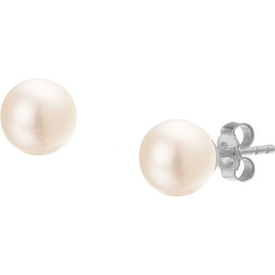 885950 14k witgouden oorknopjes met parel