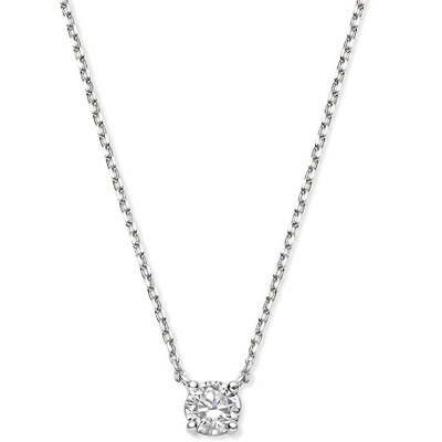 Treasure Collection TC-35060 Witgouden ketting met zirkonia