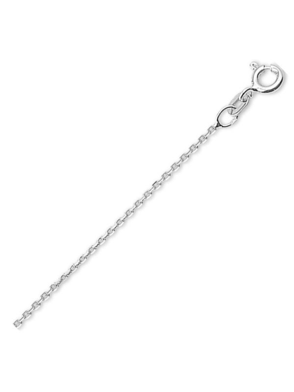TC-880213 14 karaat witgouden 1,3 mm anker ketting