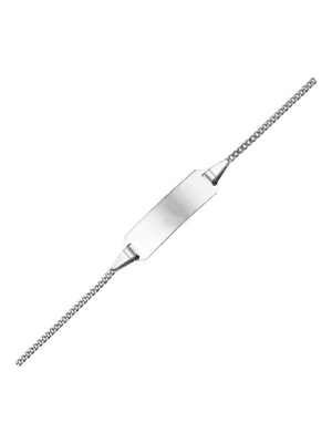 Treasure Collection TC-33622 14 karaat witgouden graveerarmband kinderen 17 mm