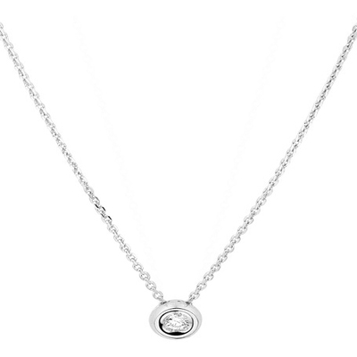 collier diamant 005ct h si 41 - 43 - 45 cm 14K witgoud