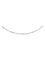 staafjes 19 mm 14K witgoud