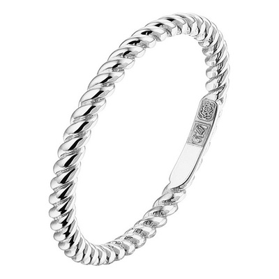 Treasure Collection TC-49182 14 karaat witgouden aanschuifring 1,5 mm
