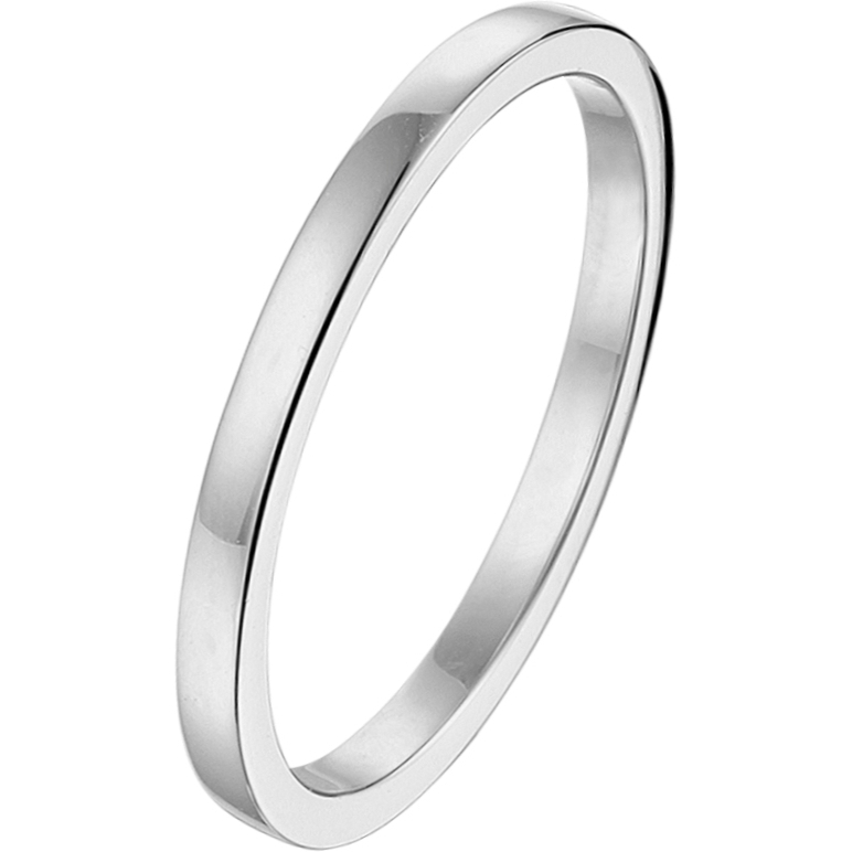 884219 14k witgouden aanschuifring 2 mm