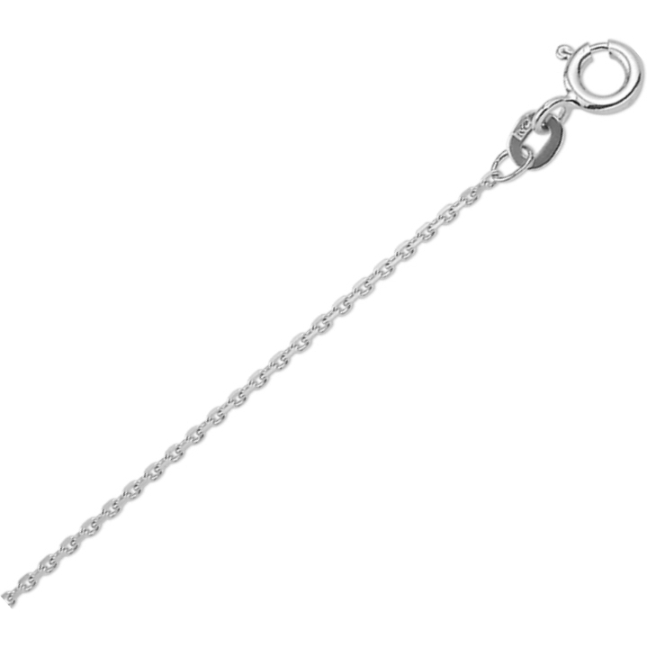 885253 14k witgouden anker basisketting 1,1 mm 41-45 cm