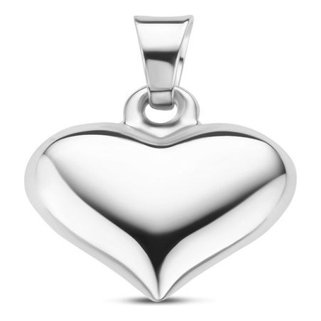Treasure Collection TC-881761 14 karaat witgouden hanger hartje 16 mm