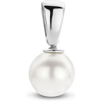 hanger parel 10 mm 14K witgoud